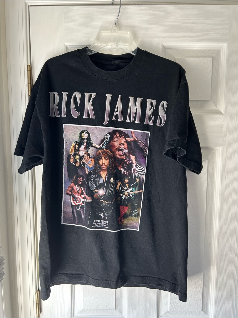 Rick James Black Graphic Band Tee